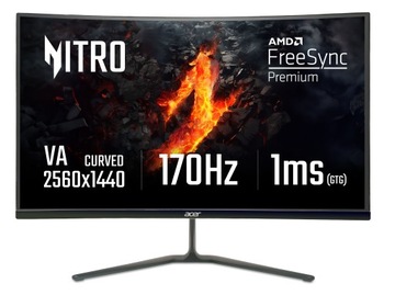 Zakrzywiony ACER ED270UP2 27'' WQHD 2560x1440 170Hz FreeSync