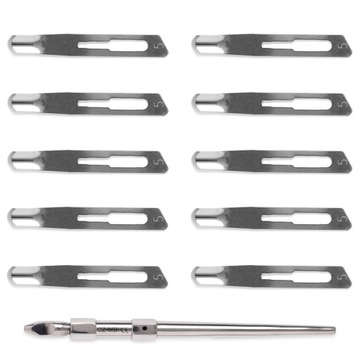 Dłuto Podologiczne First Blades Nr 5 10szt Uchwyt