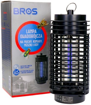 LAMPA OWADOBÓJCZA LAMPION ODSTRASZACZ NA MUCHY KOMARY MESZKI OSY BROS