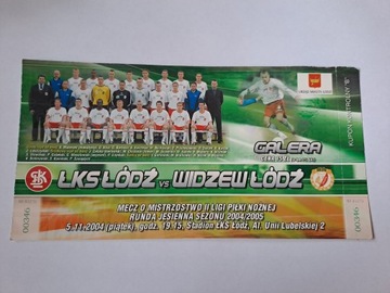 ŁKS ŁÓDŹ - WIDZEW ŁÓDŹ 05-11-2004