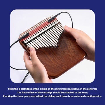 Универсальный магнитный пьезозвукосниматель Hluru без сверления