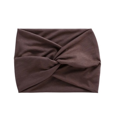Simple Soild Color Twisted Extra Large Thick Wide Headbands Elastic Turban
