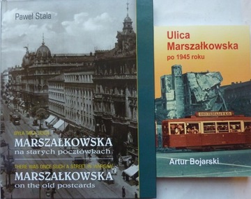 MARSZAŁKOWSKA NA STARYCH POCZTÓWKACH ULICA MARSZAŁKOWSKA po 1945 roku