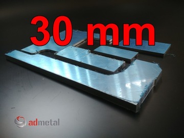 Aluminium precyzyjne PA13 5083 30mm na wagę, 5 kg.