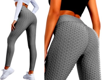 Legginsy KARBOWANE ANTYCELLULITOWE PUSH UP S/M