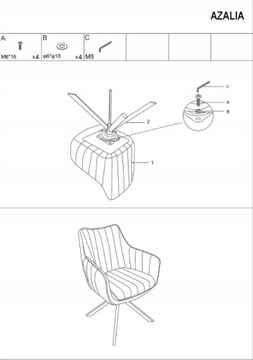 АЗАЛИЯ ВЭЛВЕТ Стул - серый АЗАЛИЯВЧСЗ СИГНАЛ