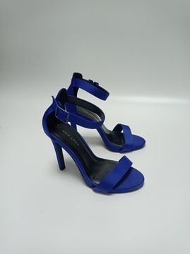 New Look niebieskie sandały na szpilce 36