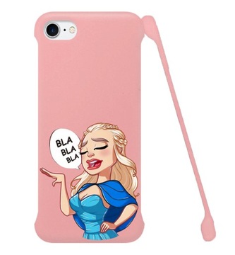 Etui COBY Matowe Róż do IPHONE 8 Kreskówki Wzory
