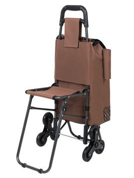 Сумка-тележка на колесах со стульчаком-лестницей