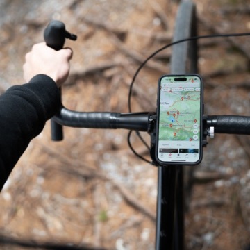 ДЕРЖАТЕЛЬ SPACECASE BIKE ДЛЯ ТЕЛЕФОНА, РУЛЯ ВЕЛОСИПЕДА, АЛЮМИНИЙ, ПРОЧНЫЙ