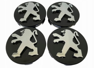 Peugeot 60 mm 4 ks černé deky Komplet