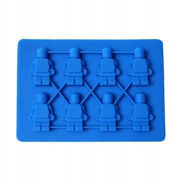FORMA SILIKONOWA do lukru czekolady ludzik robot 8