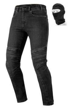 SPODNIE JEANS OZONE HORNET II WASHED BLACK W42L34