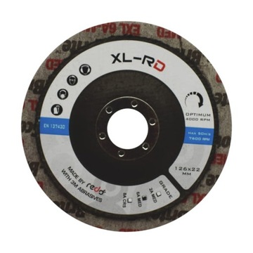 DYSK XL-RD WŁÓKNINA SPRASOWANA 126x6x22 6A MED 1szt