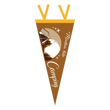 Outdoor Pennant Triangle Backpacking
