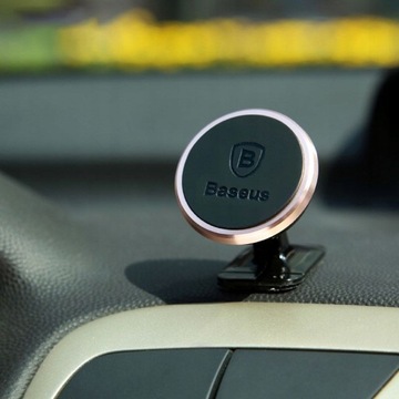 Черный магнитный держатель Baseus на 360 градусов