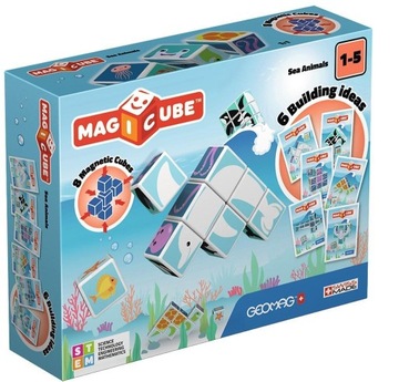 МАГНИТНЫЕ БЛОКИ MAGICUBE МОРСКИЕ ЖИВОТНЫЕ
