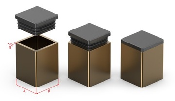 ЗАГЛУШКА ДЛЯ ПРОФИЛЯ 50х25 1-2,5 50ШТ.