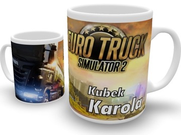 KUBEK Euro Truck Simulator + IMIĘ GRATIS PREZENT