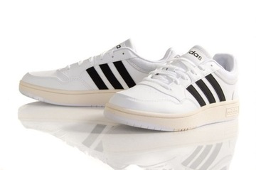 BUTY ADIDAS MĘSKIE HOOPS 3.0 GY5434 BIAŁE r. 47 1/3