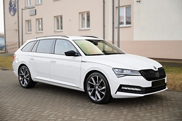Skoda Superb III Kombi Facelifting 2.0 TDI SCR 200KM 2021 SPORTLINE __ 200KM__ BIAŁA PERŁA, zdjęcie 14