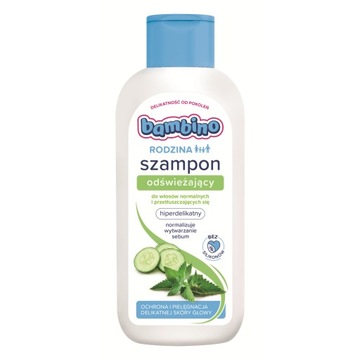 Bambino RODZINA Szampon odświeżający 400ml