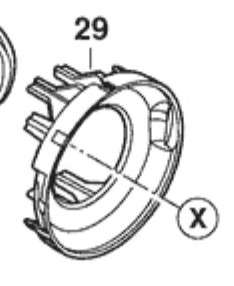 BOSCH GWS 7-115 E- Pierścień 1619P02818