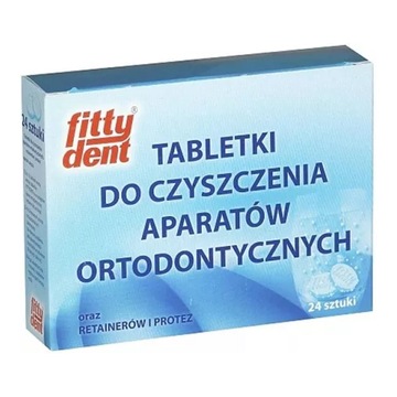 FITTYDENT Ortho Tablets Чистящие таблетки 24 шт.