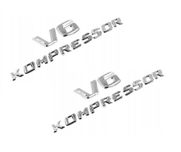 ZNAKY V6 KOMPRESOR MERCEDES C32 SLK32 AMG