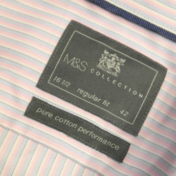 MARKS & SPENCER _ EKSKLUZYWNA KOSZULA Z LOGO _ L/XL