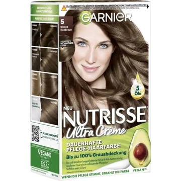 Garnier Nutrisse Creme farba kawowy brąz nr 50