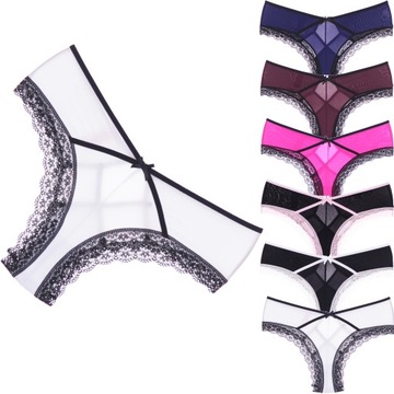 KOMPLET MAJTKI damskie sexy FIGI KORONKOWE Orirose