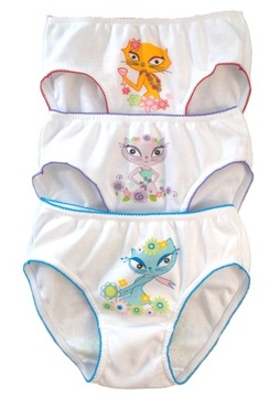 Majtki DC Polo GIRL na 8-10 lat 126/134 3pak