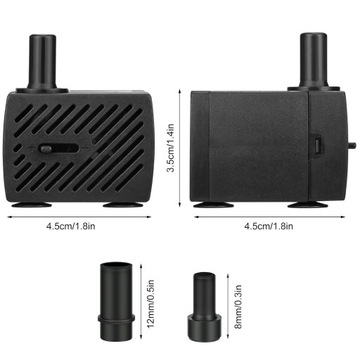 POMPA POMPKA DO FONTANNY ŚWIATŁO 12XLED 5W 350L/H