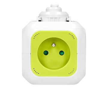 Przedłużacz Orno Kostka 4 Gniazda 2 USB Listwa