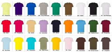 Koszulka FIRMOWA T-shirt z NADRUKIEM duży tył + mały przód LOGO r. XL