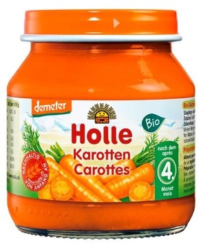 Holle Danie Bio marchewka po 4 miesiącu 125 g