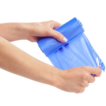 СУПЕРПРОЧНЫЕ, ПРОЧНЫЕ ПАКЕТЫ ДЛЯ МУСОРА С СТРИПИНГОВОЙ ЛЕНТОЙ, 35 Л, 15 ШТ.