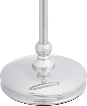 Зеркало двустороннее для ухода за макияжем 17см AMAZON SILVER