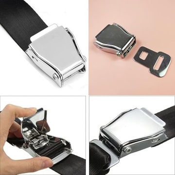 ЧЕРНЫЙ УДЛИНИТЕЛЬ РЕМНЯ БЕЗОПАСНОСТИ В САМОЛЕТЕ