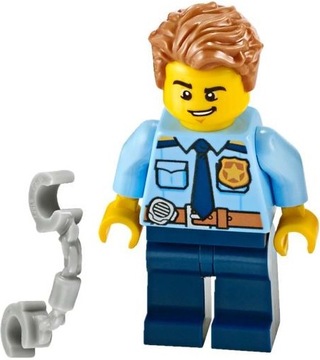 P7*LEGO FIGURKA cty1158 POLICJANT KAJDANKI NOWY
