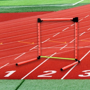 Zestaw drążków do skakania przez płotki Agility Drabiny prędkości regulowane do koszykówki