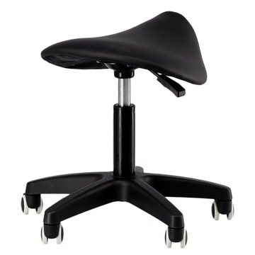 Taboret na kółkach obrotowy siodło do gabinetu kosmetyczny