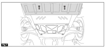 Metalowa osłona pod silnik Nissan Qashqai