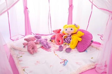 NAMIOT DLA DZIECI RÓŻOWY ZAMEK PAŁAC DO DOMU OGRÓD