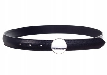 CALVIN KLEIN PASEK DAMSKI CK BELT 25MM BLACK r.90