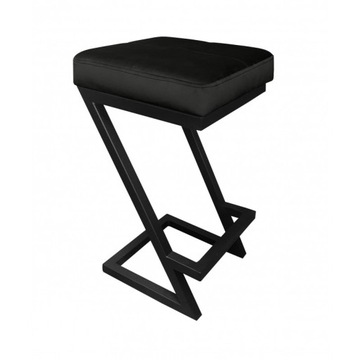 Czarny taboret hoker stołek 66 cm LOFT-Z MG19