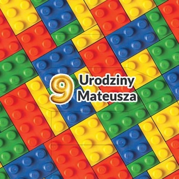 Помадки на день рождения UI22 LEGO BLOCKS