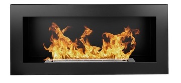 Biokominek wiszący 900x400 czarny Biopaliwo 1L
