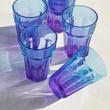 НАБОР СТАКАНОВ Beverages 6x425 мл OMBRE Фиолетовый Синий
